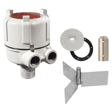 Binmaster BMRX Standard Rotary Level Indicator Kit with 7in paddle and side mount shaft coupler BMRX-GRSS-1-GRP-1